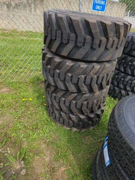 4 - Montreal 12-16.5 14 Ply Skid Loader Tires - New