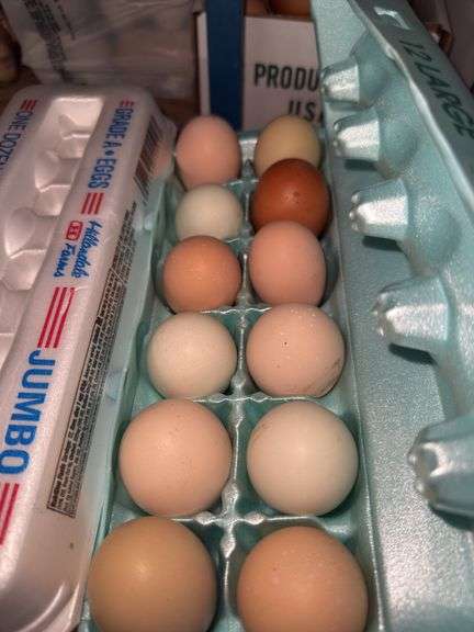 4 Doz Mixed Eating Eggs - Unwashed