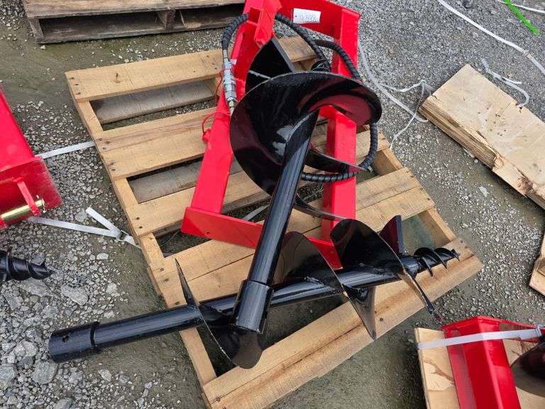 Future Skid Loader Auger w/ 8", 12" & 16" Bits