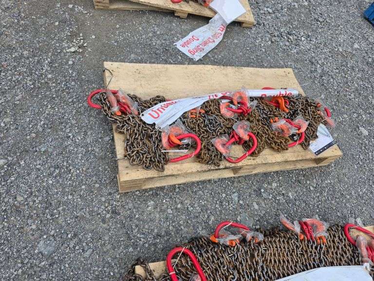 8 - 7 ft Double Legs Lifting Chain Slings