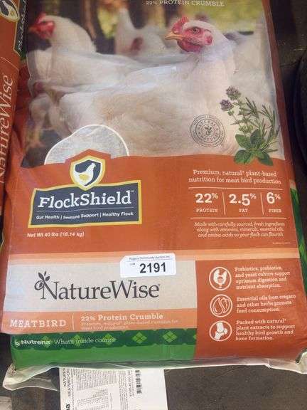 50lb Bag of Nature Wise Meat Bird 22% Feed - Exp 1/25