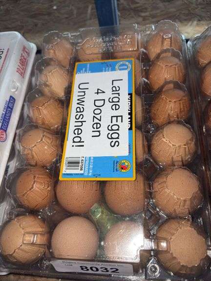 4 Doz Large Eating Eggs - Unwashed