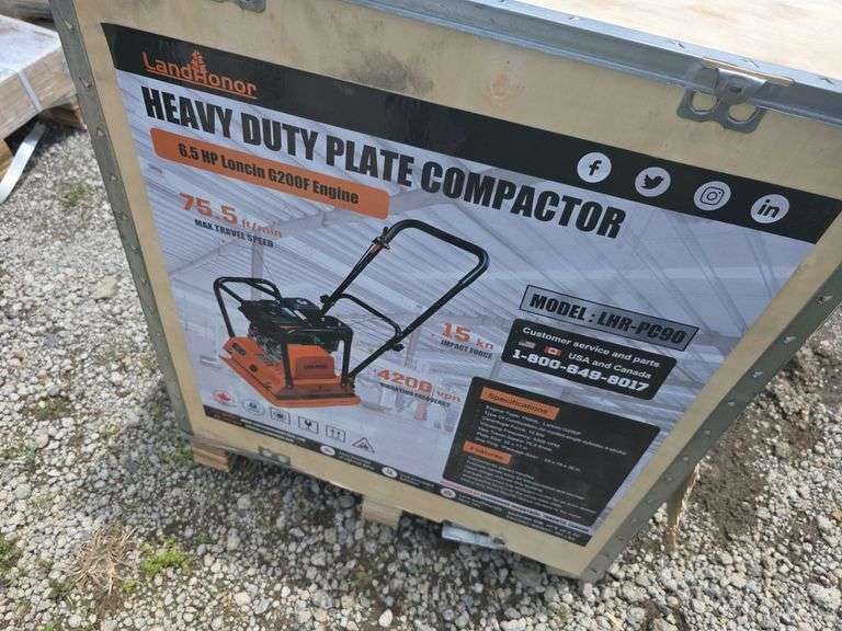 Landhonor Heavy Duty Plate Compactor