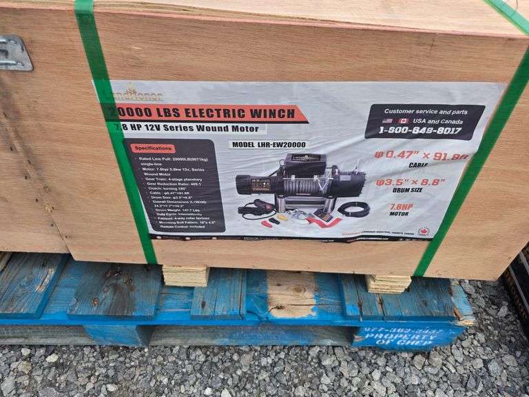 Landhonor 12v 12,000lb Electric Winch