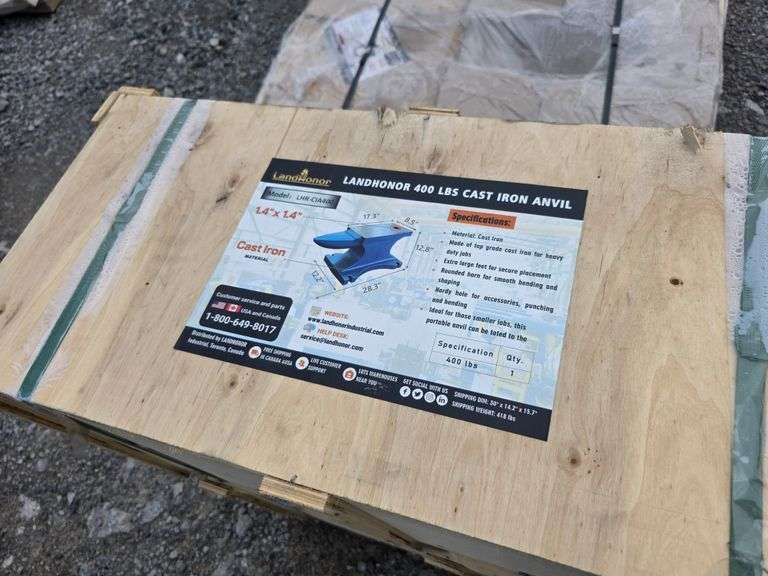 Landhonor 400lb Cast Iron Anvil