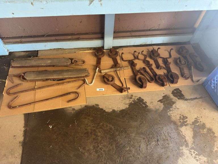 Lot of Slaughter House Tools