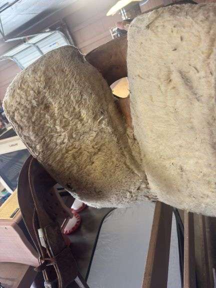 Heavy Made Western Saddle w/ Horse Conchos