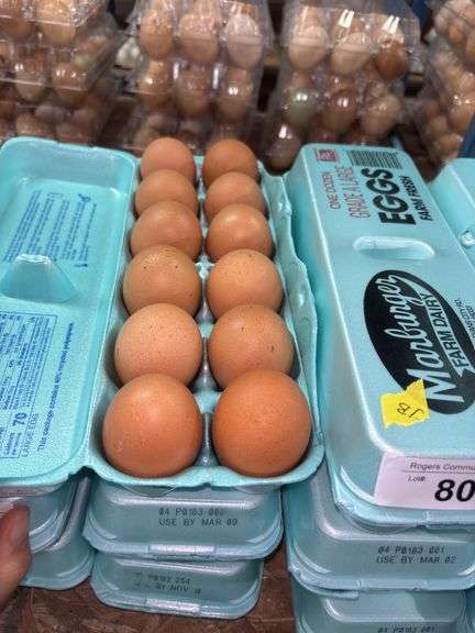 3 Doz Jumbo Brown Eating Eggs - Unwashed
