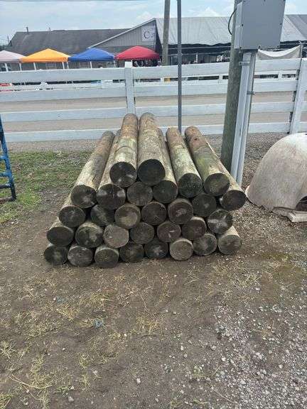 30 Fence Posts - 8"x6' - By The Piece
