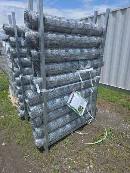 10 - 100' x 4' Rolls Hot Dipped Woven Wire Fence