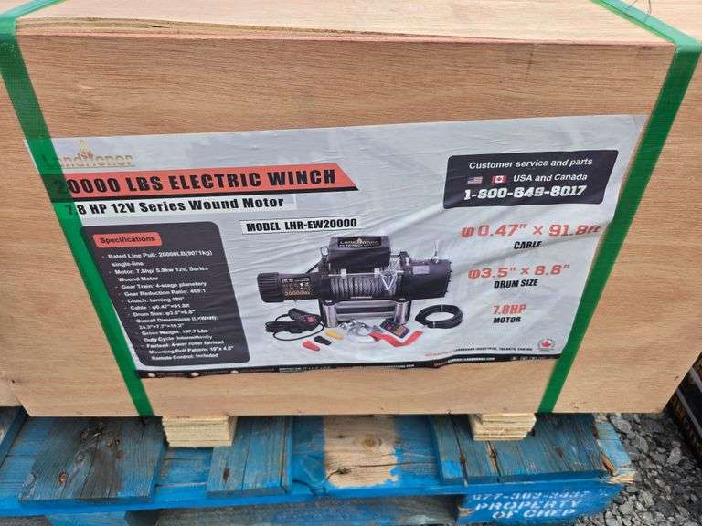 Landhonor 12v 12,000lb Electric Winch