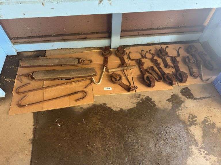 Lot of Slaughter House Tools