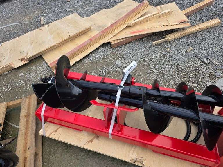 Future Skid Loader Auger w/ 8", 12" & 16" Bits