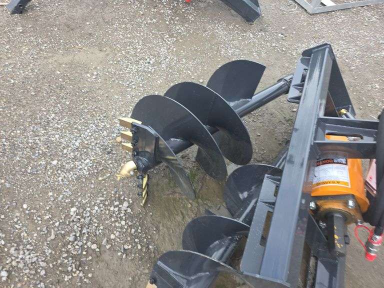 Wolverine Skid Loader Auger w/ 12" & 18" Bits
