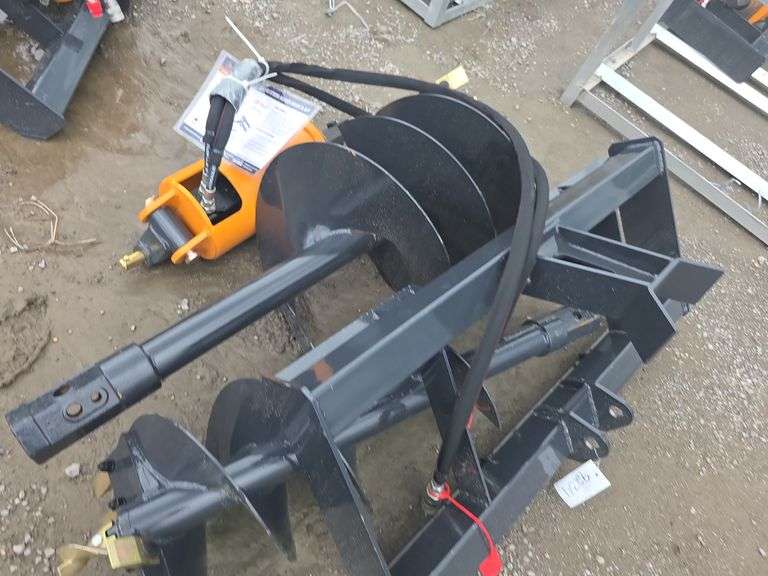 Wolverine Skid Loader Auger w/ 12" & 18" Bits