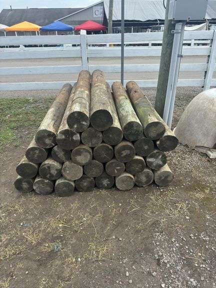 30 Fence Posts - 8"x6' - By The Piece