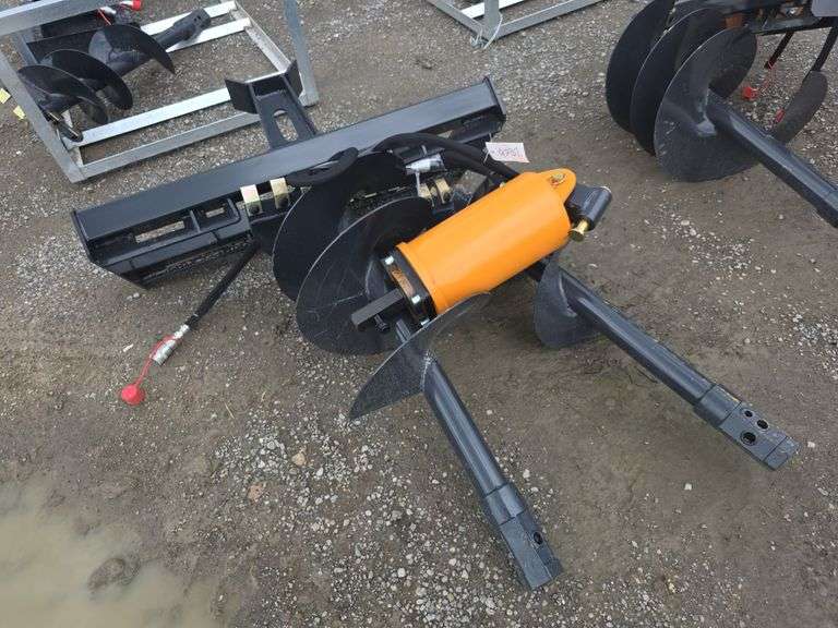 Wolverine Skid Loader Auger w/ 12" & 18" Bits