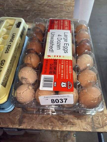 4 Doz Large Eating Eggs - Unwashed