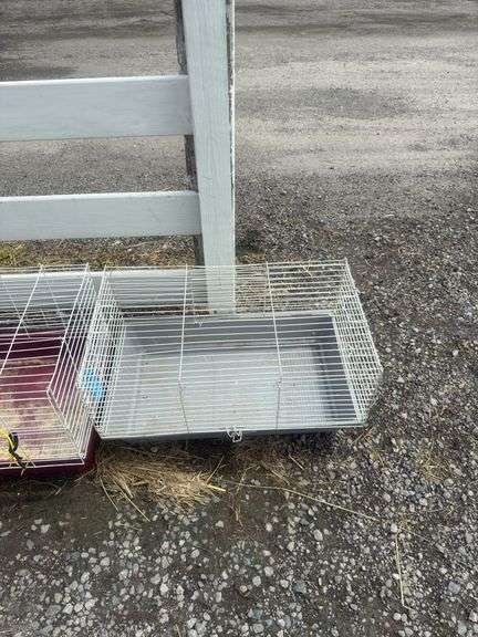 Gray Bottom Rabbit Cage