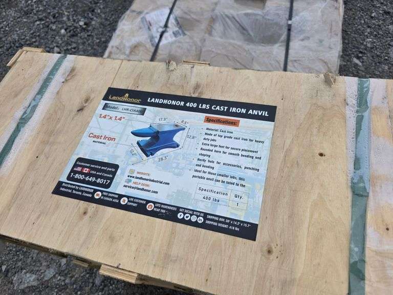 Landhonor 400lb Cast Iron Anvil