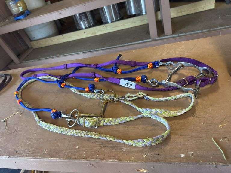 2 Quick Change Horse Bridles