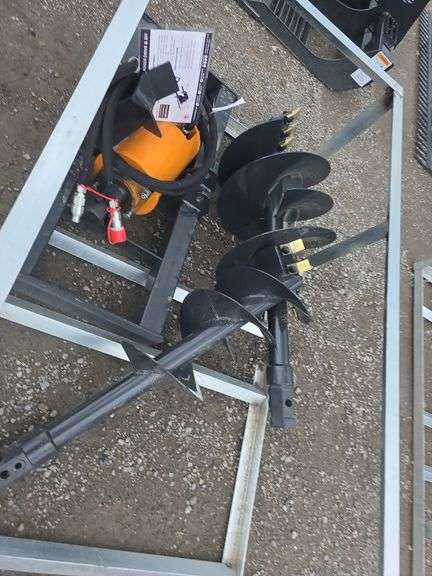 Wolverine Skid Loader Auger w/ 12" & 18" Bits