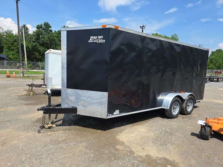 2012 Xtra Tuff 18' Tandem Axle Cargo Trailer