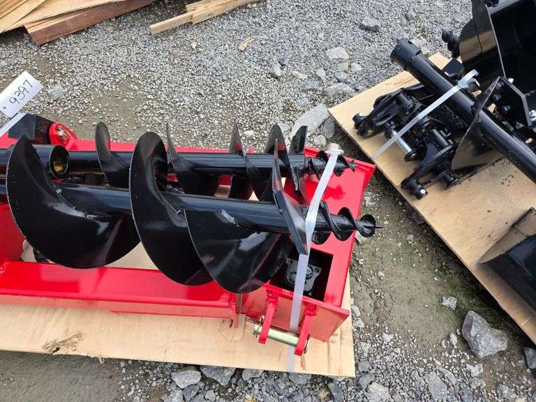 Future Skid Loader Auger w/ 8", 12" & 16" Bits
