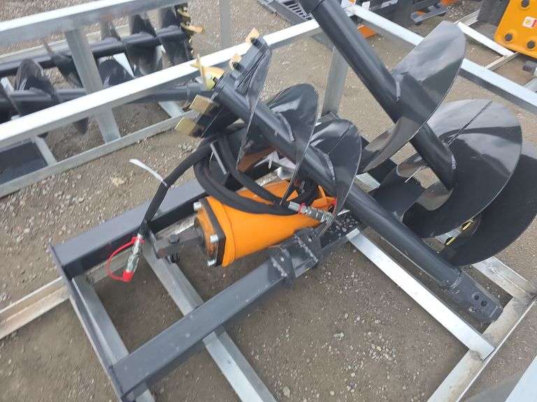Wolverine Skid Loader Auger w/ 12" & 18" Bits