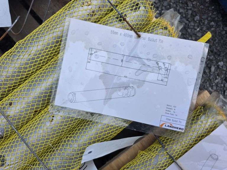 4 Excavator Pins