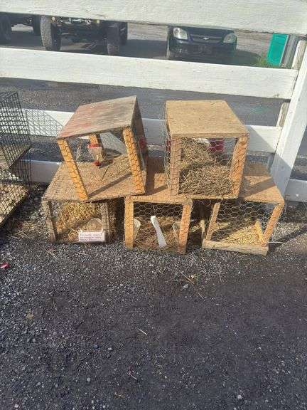 5 Wood & Wire Pet Carriers