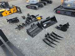 10pc Mini Excavator Attachment Set