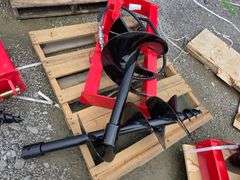 Future Skid Loader Auger w/ 8", 12" & 16" Bits