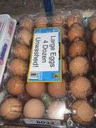 4 Doz Large Eating Eggs - Unwashed