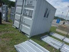 10' Portable Office / Storage Container w/ Man Door & Window