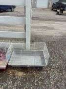 Gray Bottom Rabbit Cage