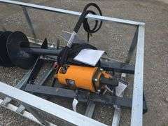 Wolverine Skid Loader Auger w/ 12" & 18" Bits