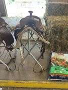 Saddle w/ Rack & Blankets
