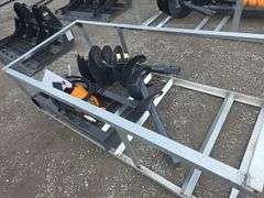 Wolverine Skid Loader Auger w/ 12" & 18" Bits