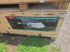 KJ 42FT x 30FT Metal Storage Shed