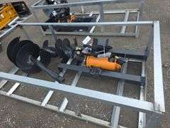 Wolverine Skid Loader Auger w/ 12" & 18" Bits