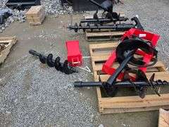 Future Skid Loader Auger w/ 8", 12" & 16" Bits