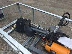 Wolverine Skid Loader Auger w/ 12" & 18" Bits