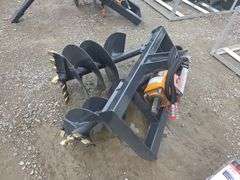 Wolverine Skid Loader Auger w/ 12" & 18" Bits