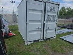 10' Portable Office / Storage Container w/ Man Door & Window