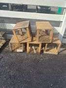 5 Wood & Wire Pet Carriers