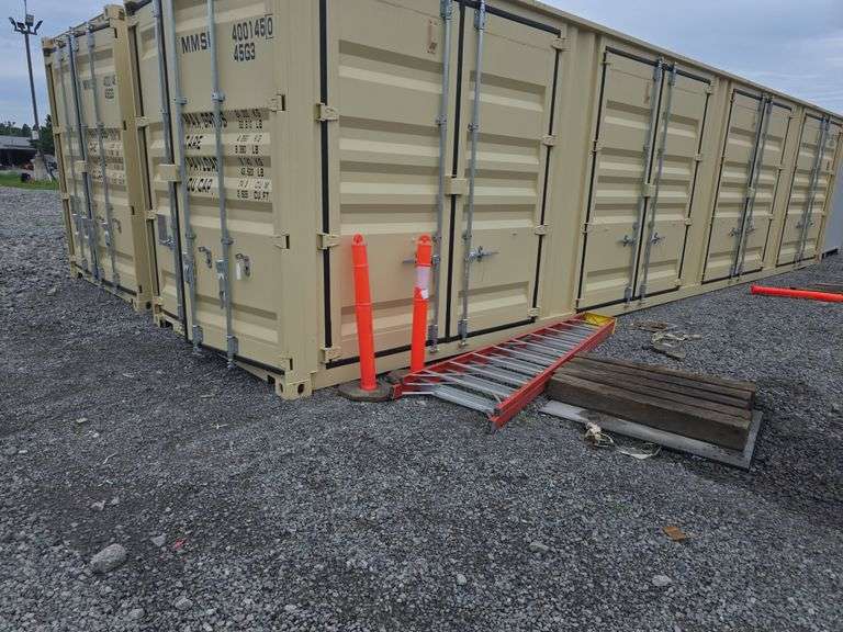 40' High Cube Container w/ 4 side doors