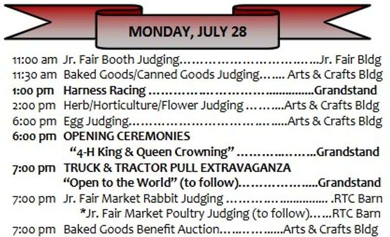 MONDAY, JULY 28