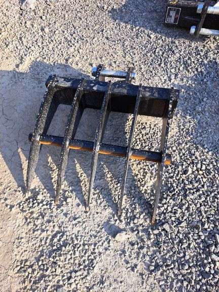 IR Mini Excavator Rake