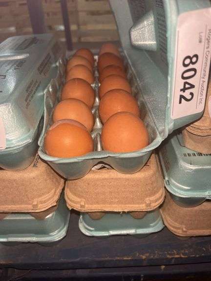 3 Doz Medium Brown Eating Eggs